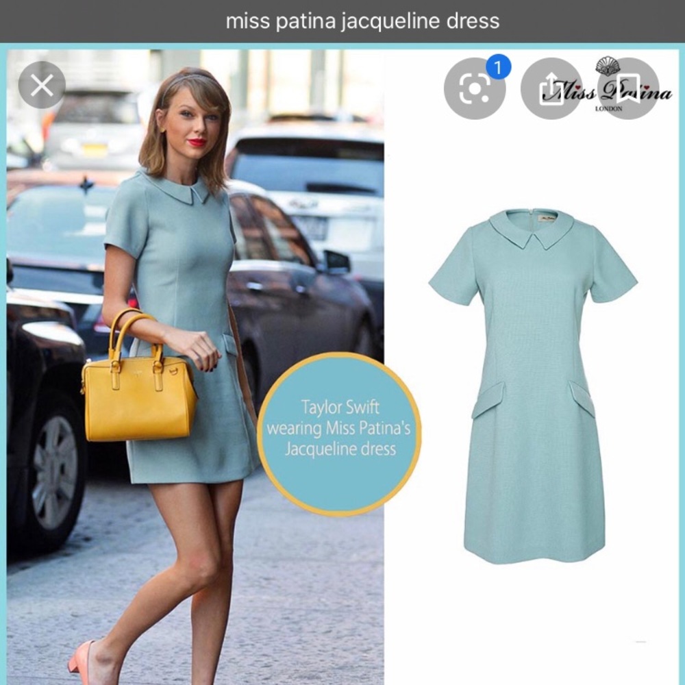 NOT FOR SALE- Miss Patina Jacqueline Dress (Blue)